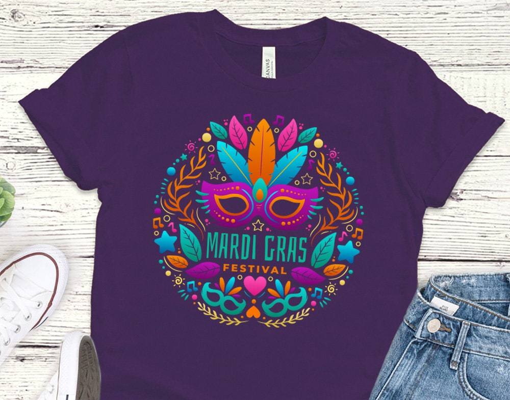 Mardi Gras Festival Gift Shirt for women or men - Mardi Gras Carnival Shirt for wife - 37 Design Unit