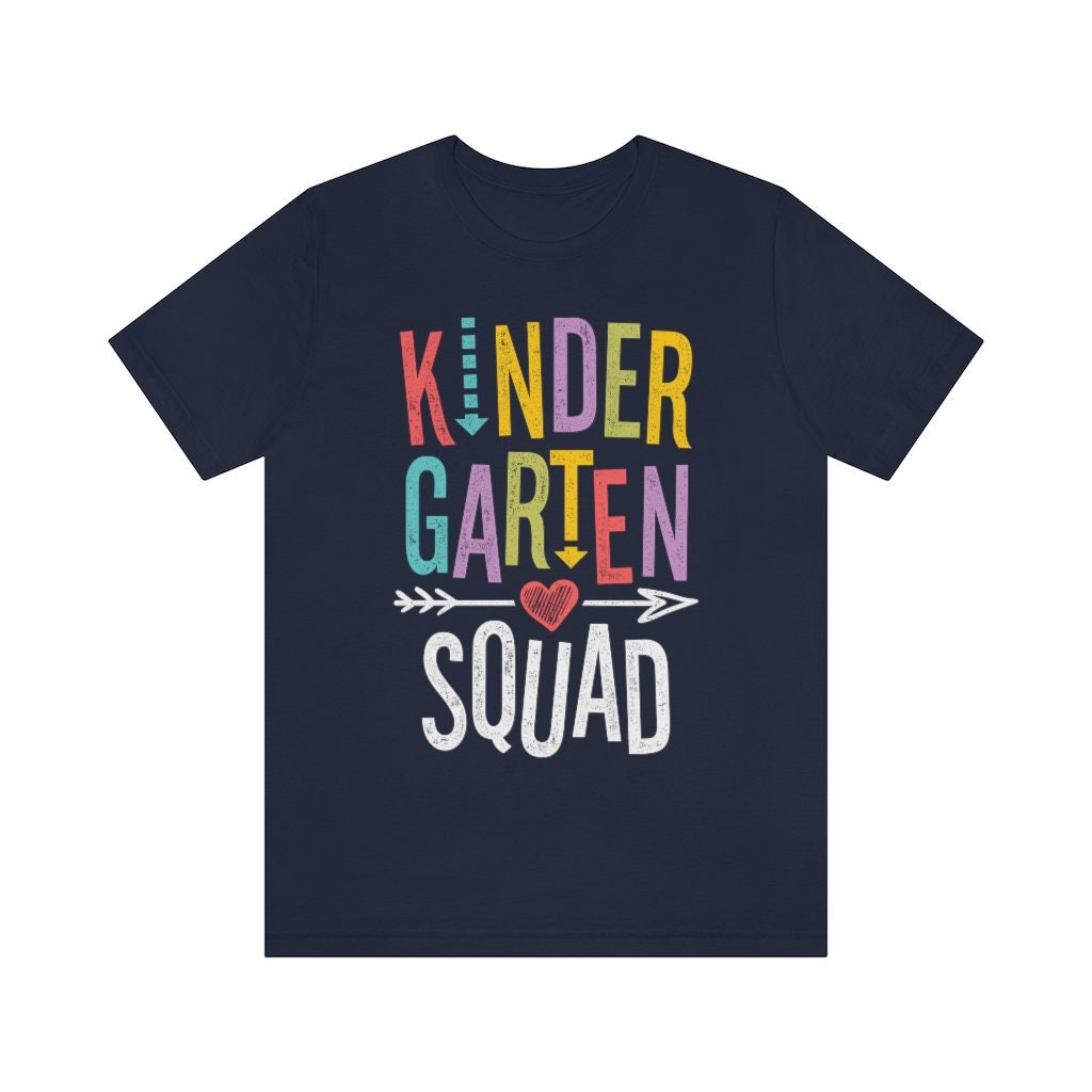 Kindergarten Squad Teacher T-Shirt - School Teacher team Shirt - 37 Design Unit