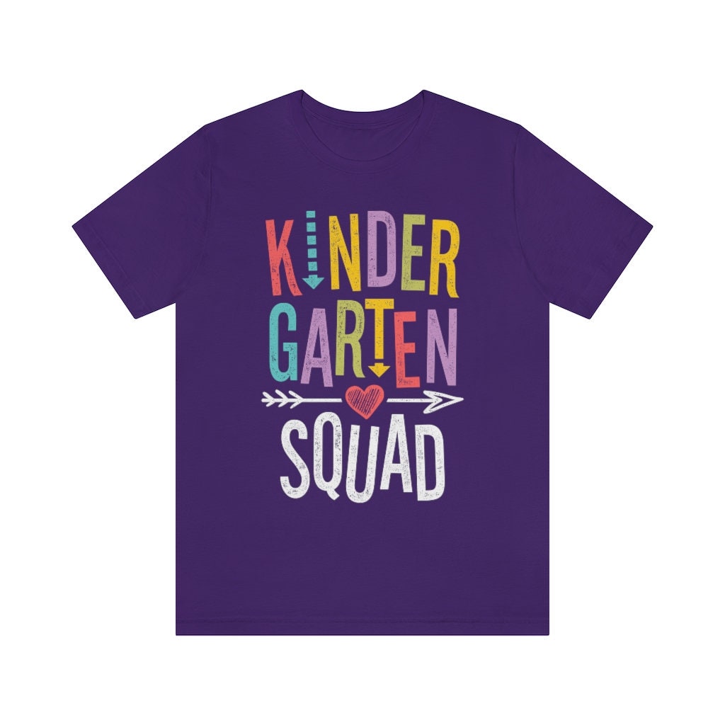 Kindergarten Squad Teacher T-Shirt - School Teacher team Shirt - 37 Design Unit