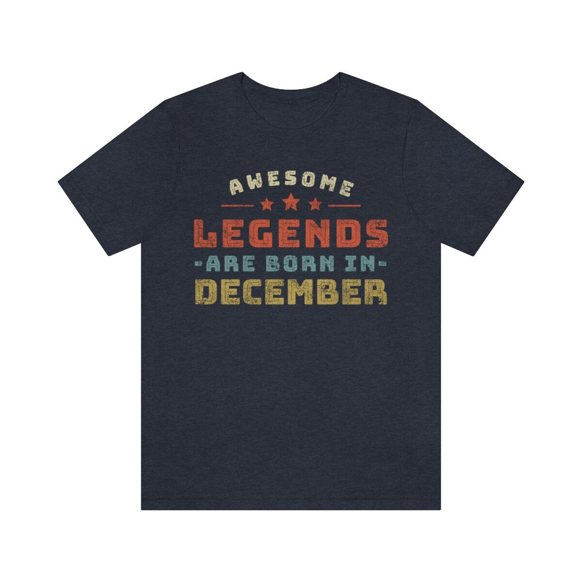 Awesome Legends Are Born In December gift T-Shirt for Men