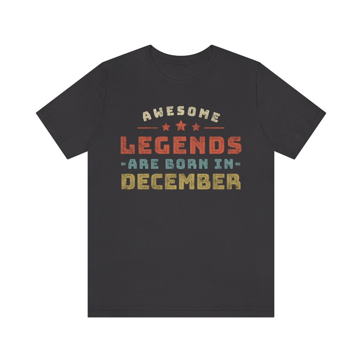 Awesome Legends Are Born In December gift T-Shirt for Men