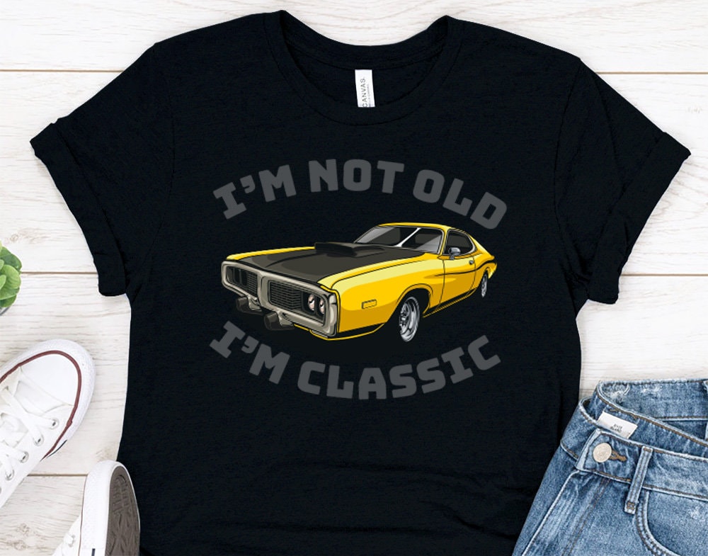 I'm not Old I'm Classic Gift t-shirt for men or women, Amazing Birthday for vehicle addicts and piston heads - 37 Design Unit