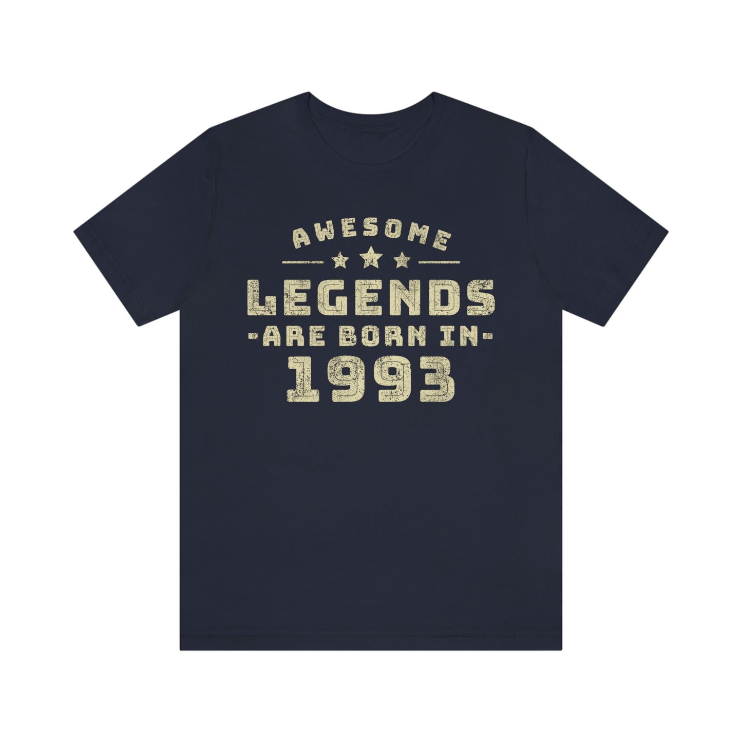 Birthday gift t-shirt for men or women, Awesome Legends are born in 1993 shirt for brother