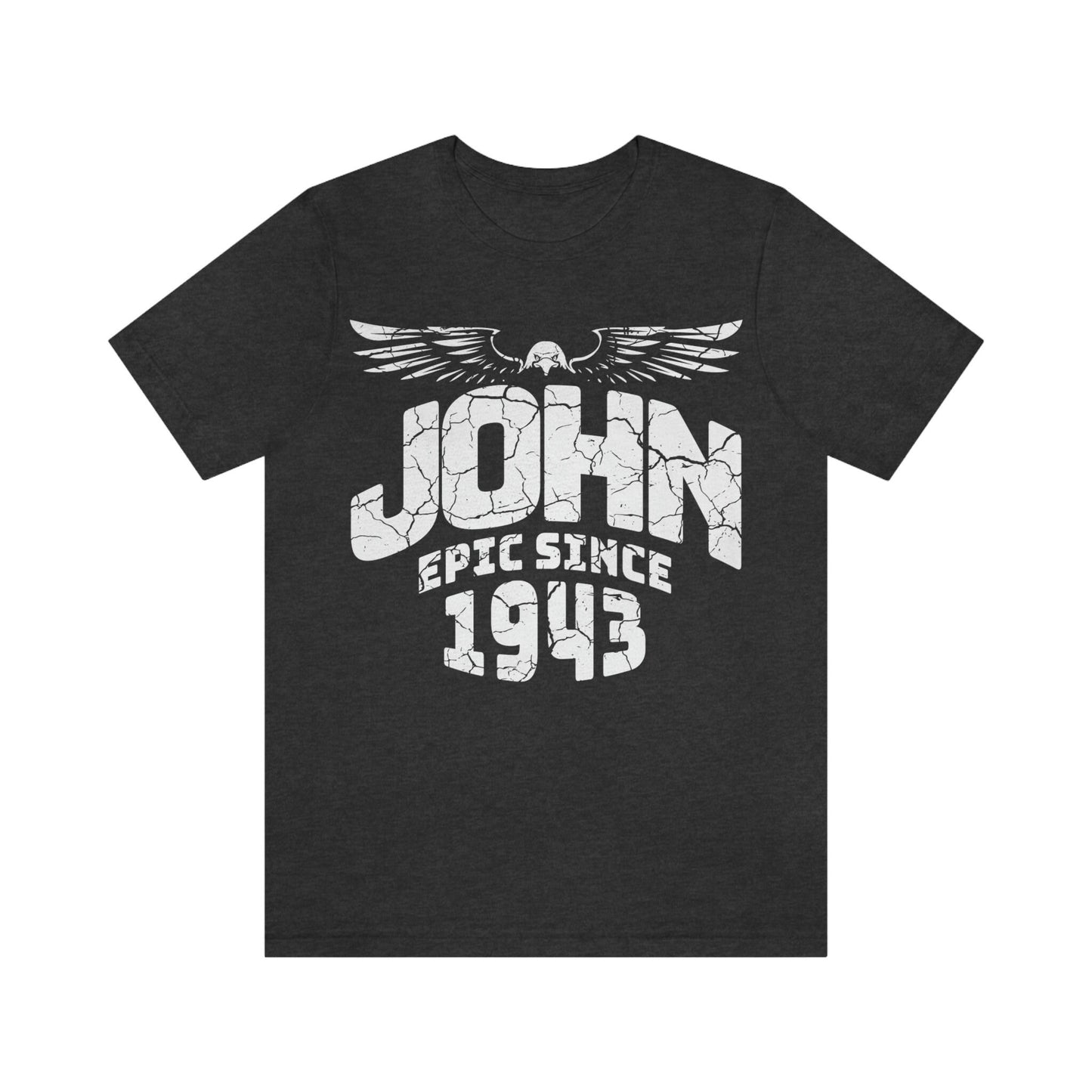 Epic Since 1943 birthday shirt for Husband or Dad,  Personalized name t-shirt for men or brother