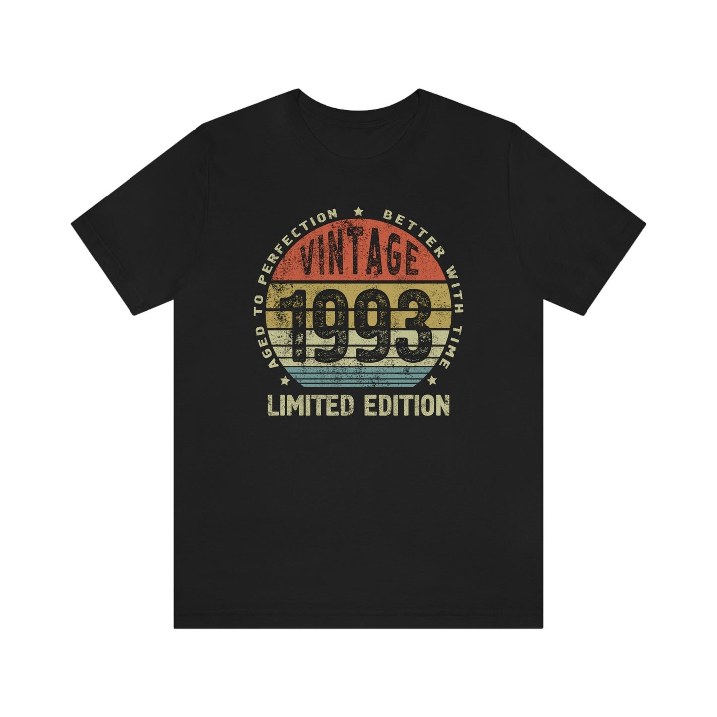 Vintage birthday gift t-shirt for women or men, Born in 1993 gift shirt for sister or brother