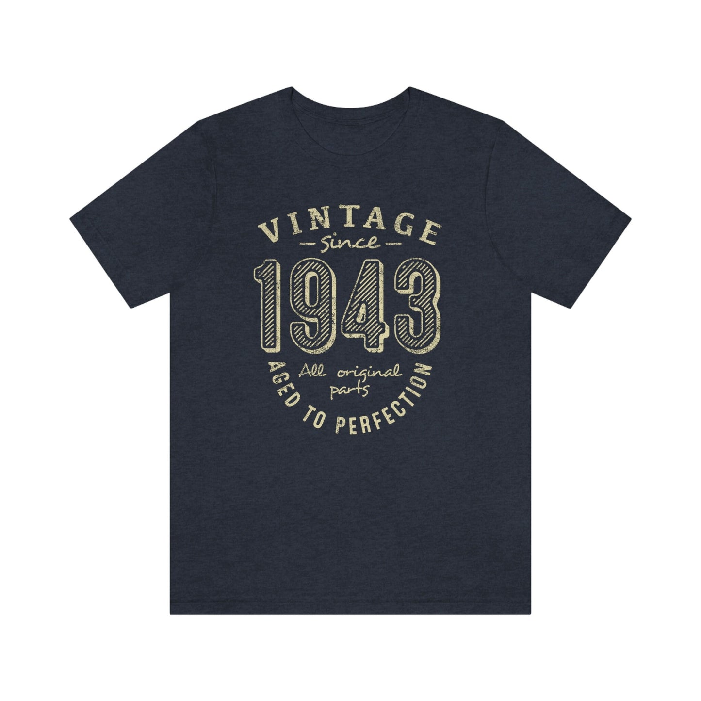 Vintage 1943 birthday shirt for dad or mom, Gift shirt for men or women