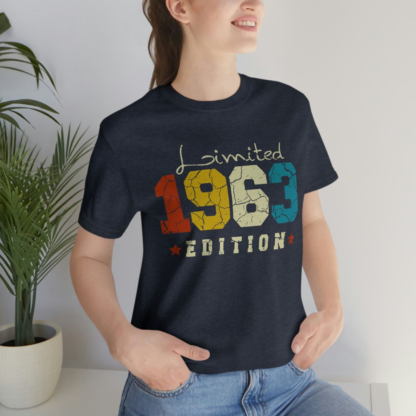 Limited 1963 Edition birthday shirt for women or men, Gift shirt for wife or husband