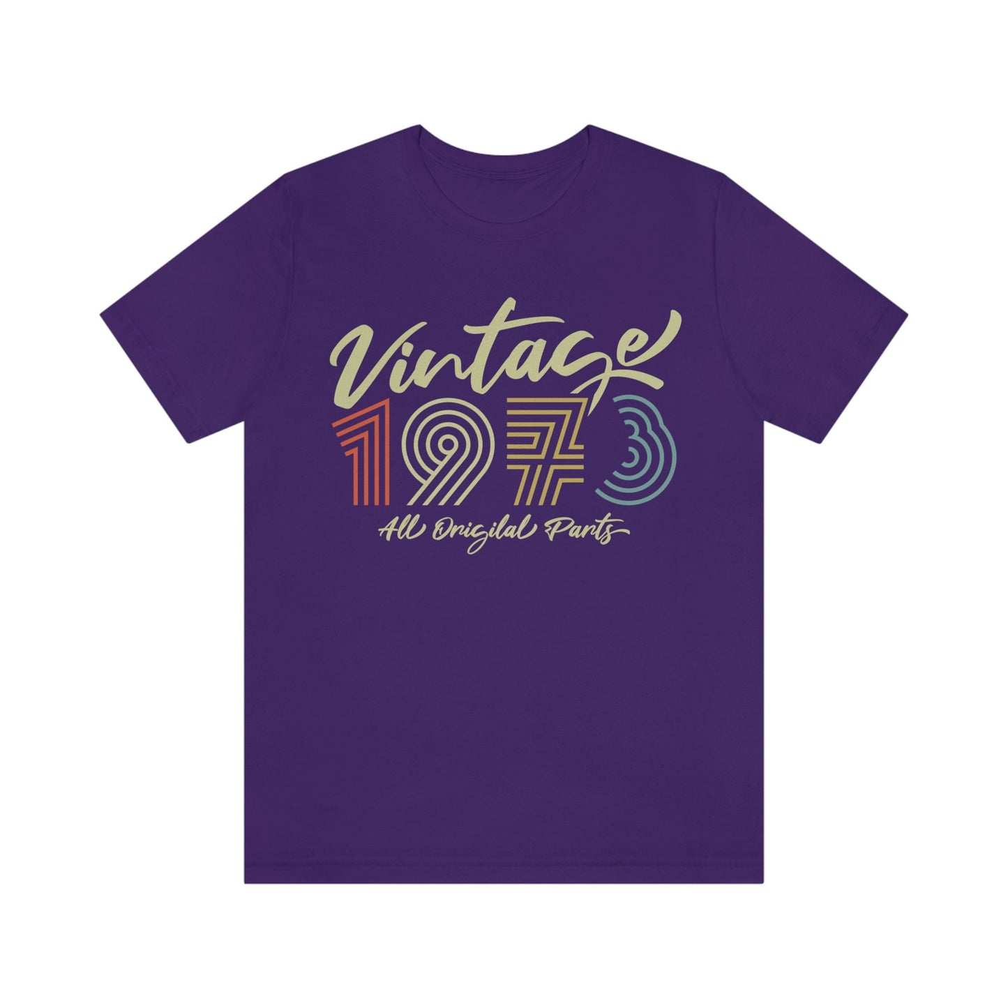 Vintage 1973 Birthday shirt for Women or Men, Retro 1973 gift shirt for wife or husband