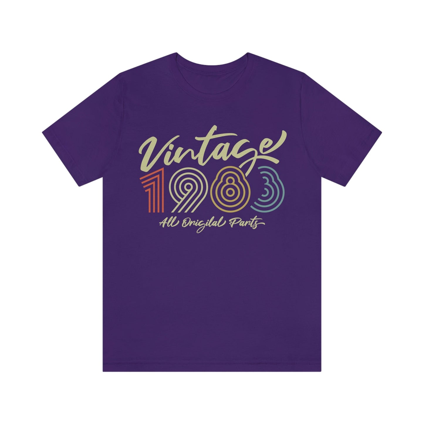 Vintage 1983 birthday shirt for men or women, Birthday Gift shirt for wife or husband