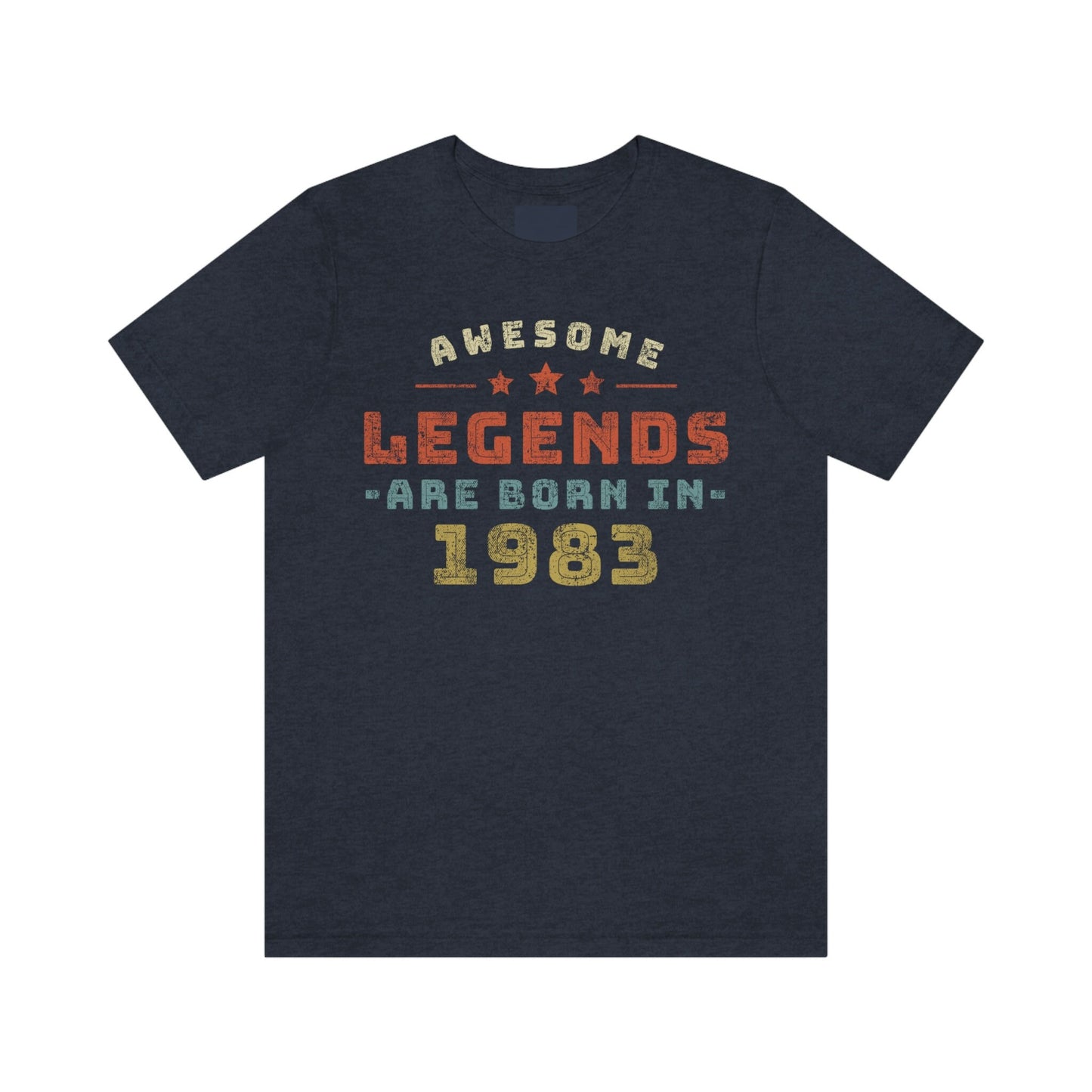 Awesome Legends are born in 1983 birthday shirt for women or men, Gift shirt for wife or husband
