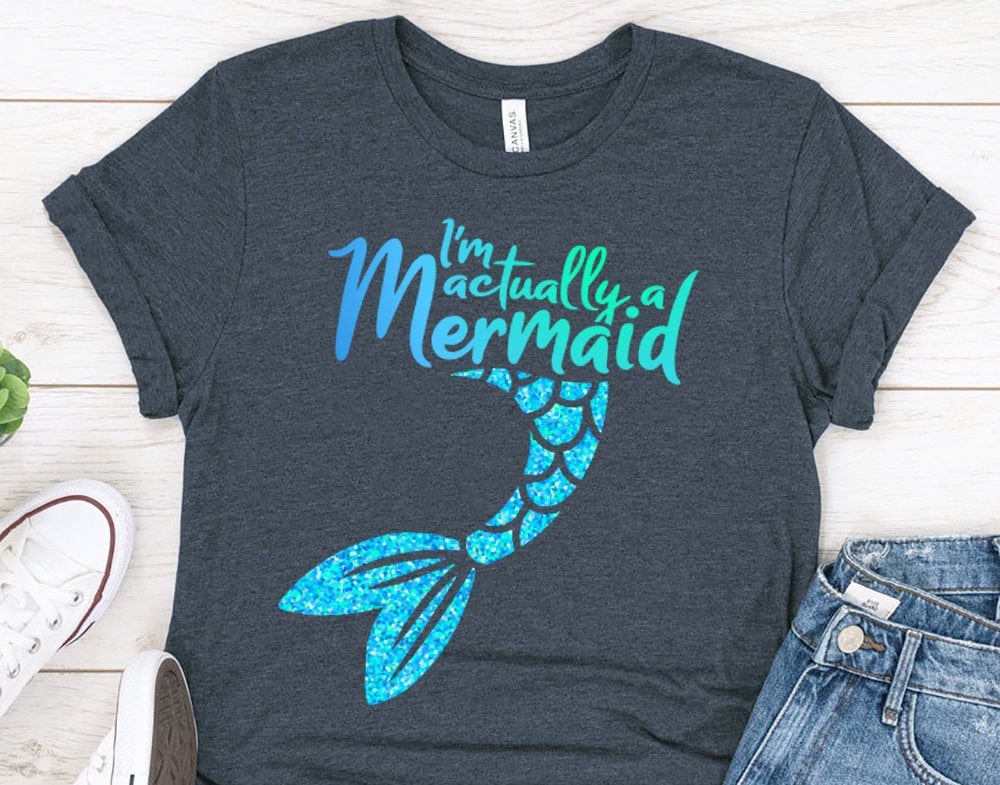 Funny Mermaid T Shirt for wife, sister or daughter, Funny Gift Shirt for your fellow mermaid-loving friends