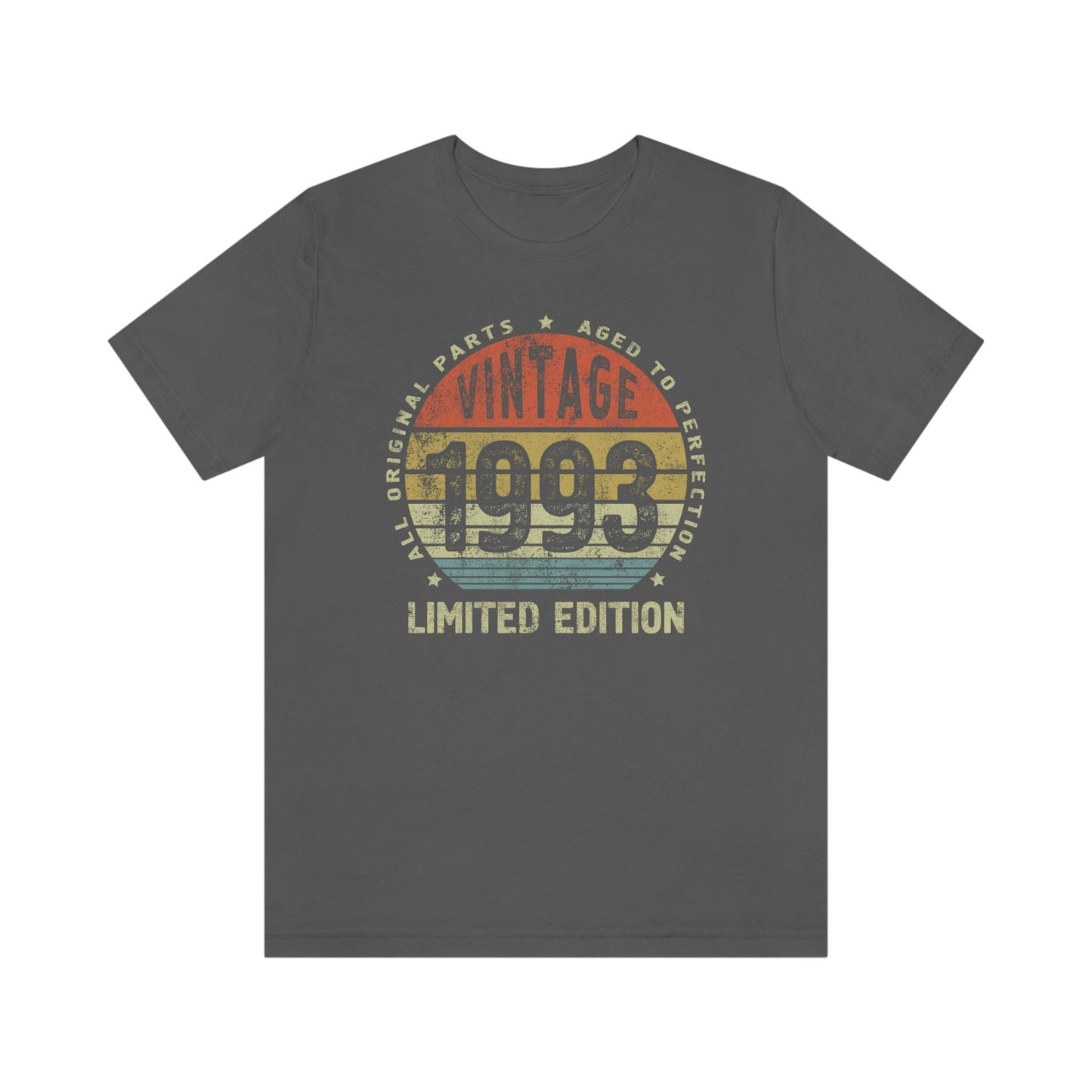 Vintage 1993 birthday gift t-shirt for women or men, shirt for sister or brother