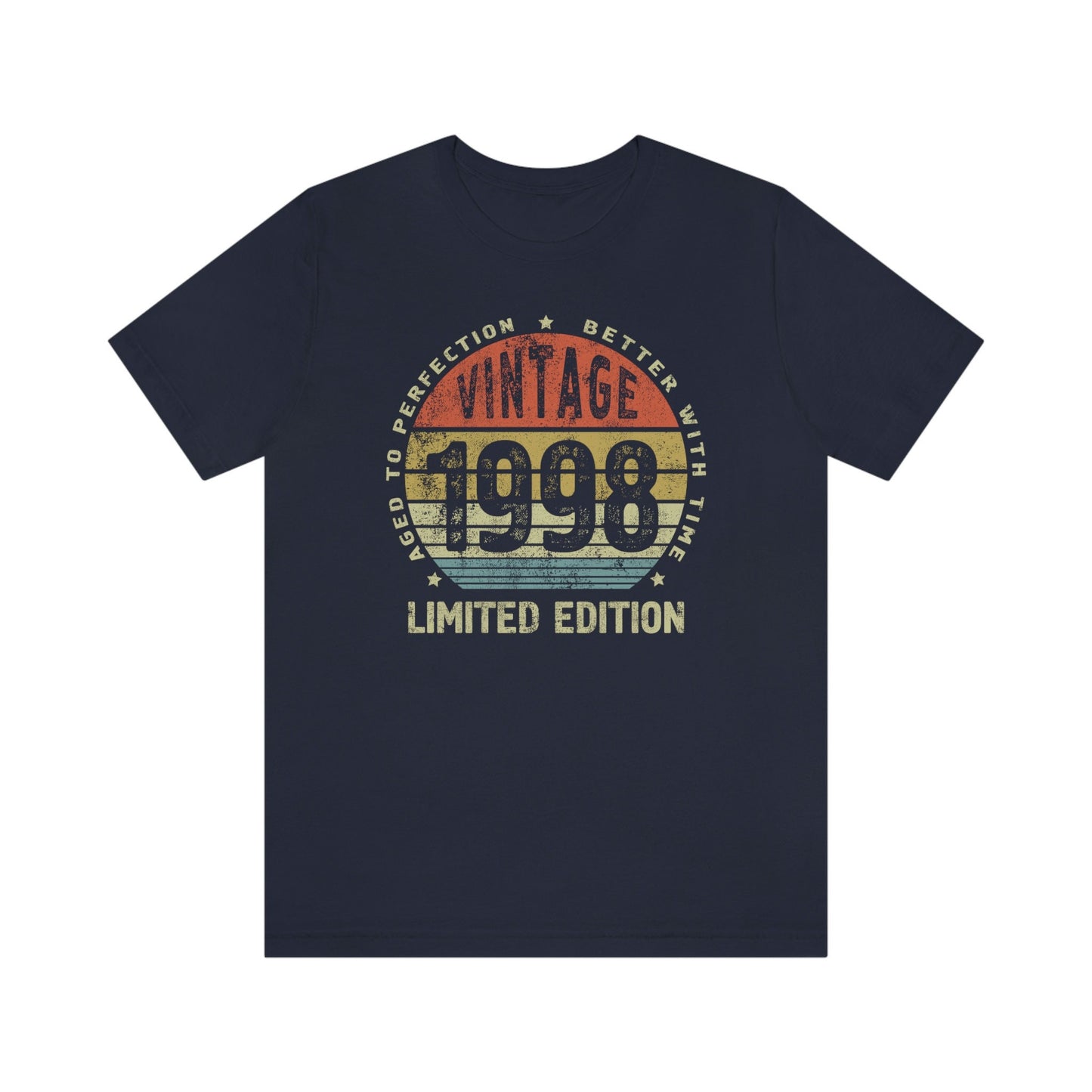 25th birthday gift t-shirt for women or men, Vintage 1998 birthday shirt