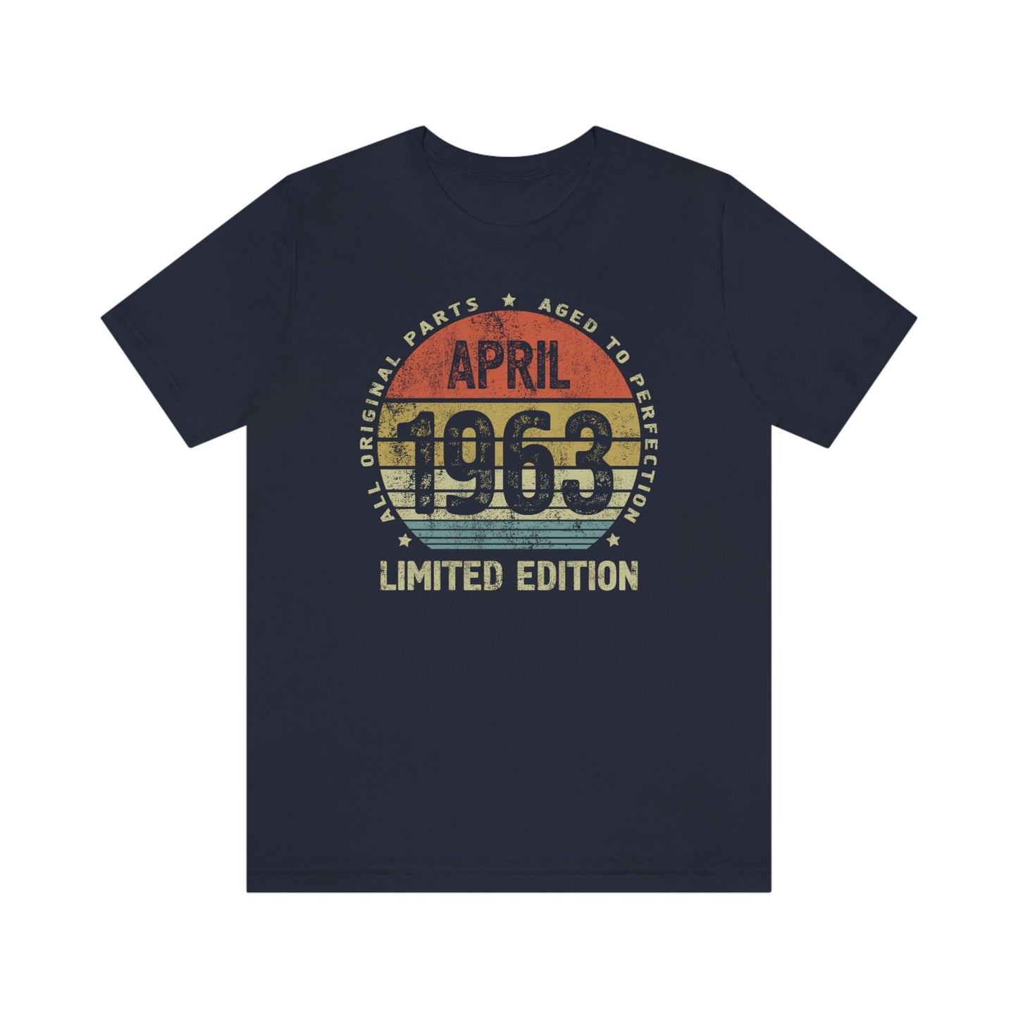 April 1963 birthday shirt for women or men, Gift shirt for wife or husband