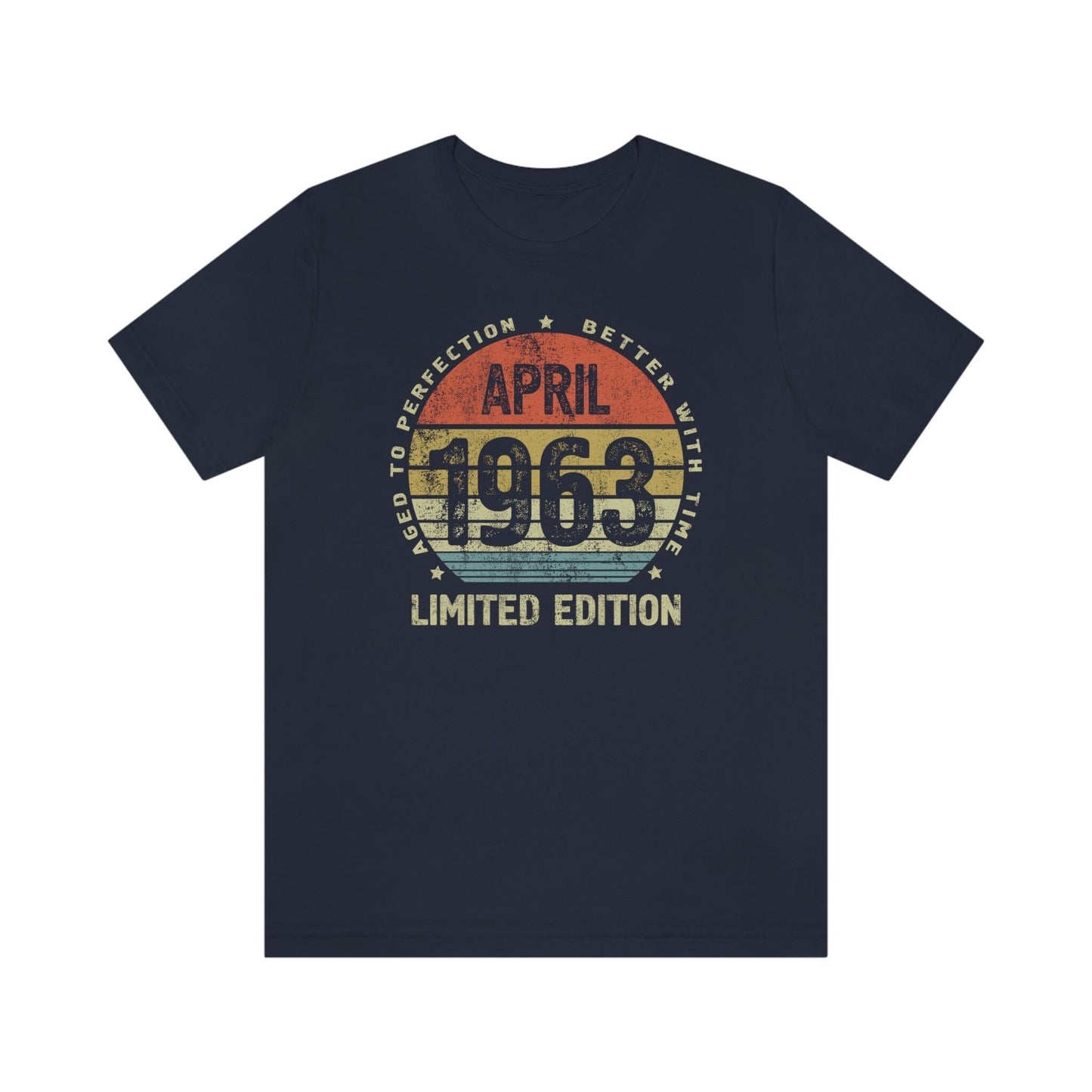 April 1963 birthday shirt for men or women, Gift shirt for wife or husband