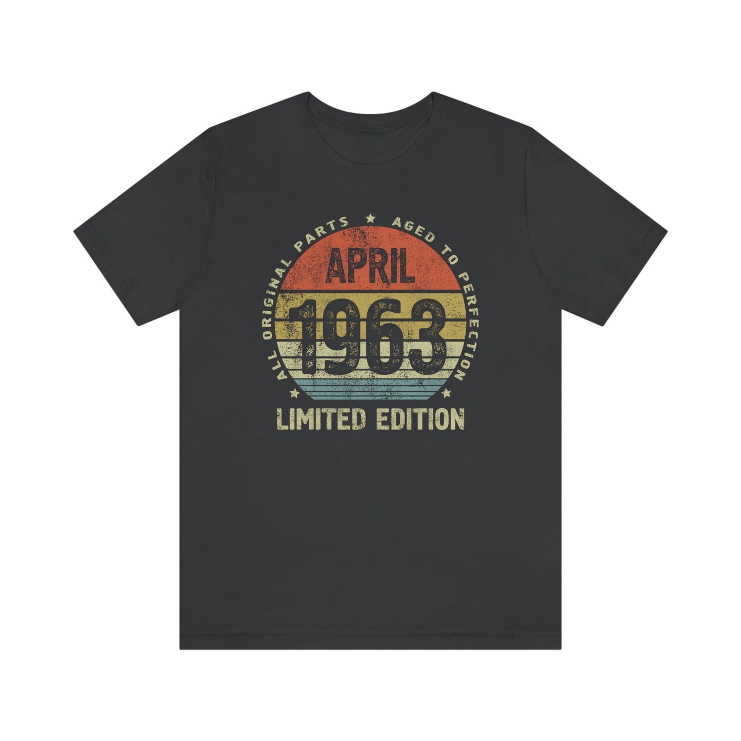 April 1963 birthday shirt for women or men, Gift shirt for wife or husband