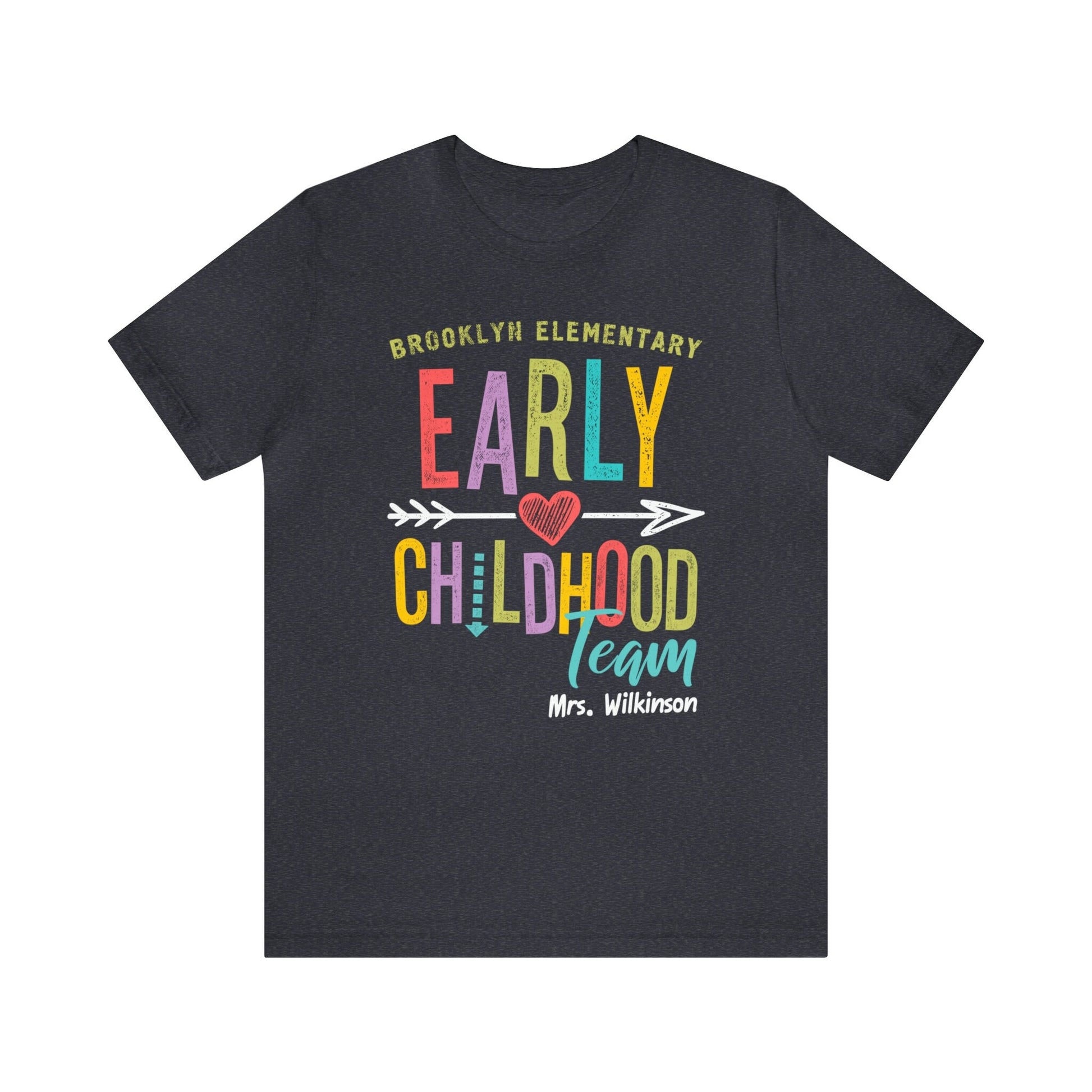 Early Childhood Teacher Team Shirt - Teacher Crew Shirts - Personalized any Grade Teacher Team - 37 Design Unit
