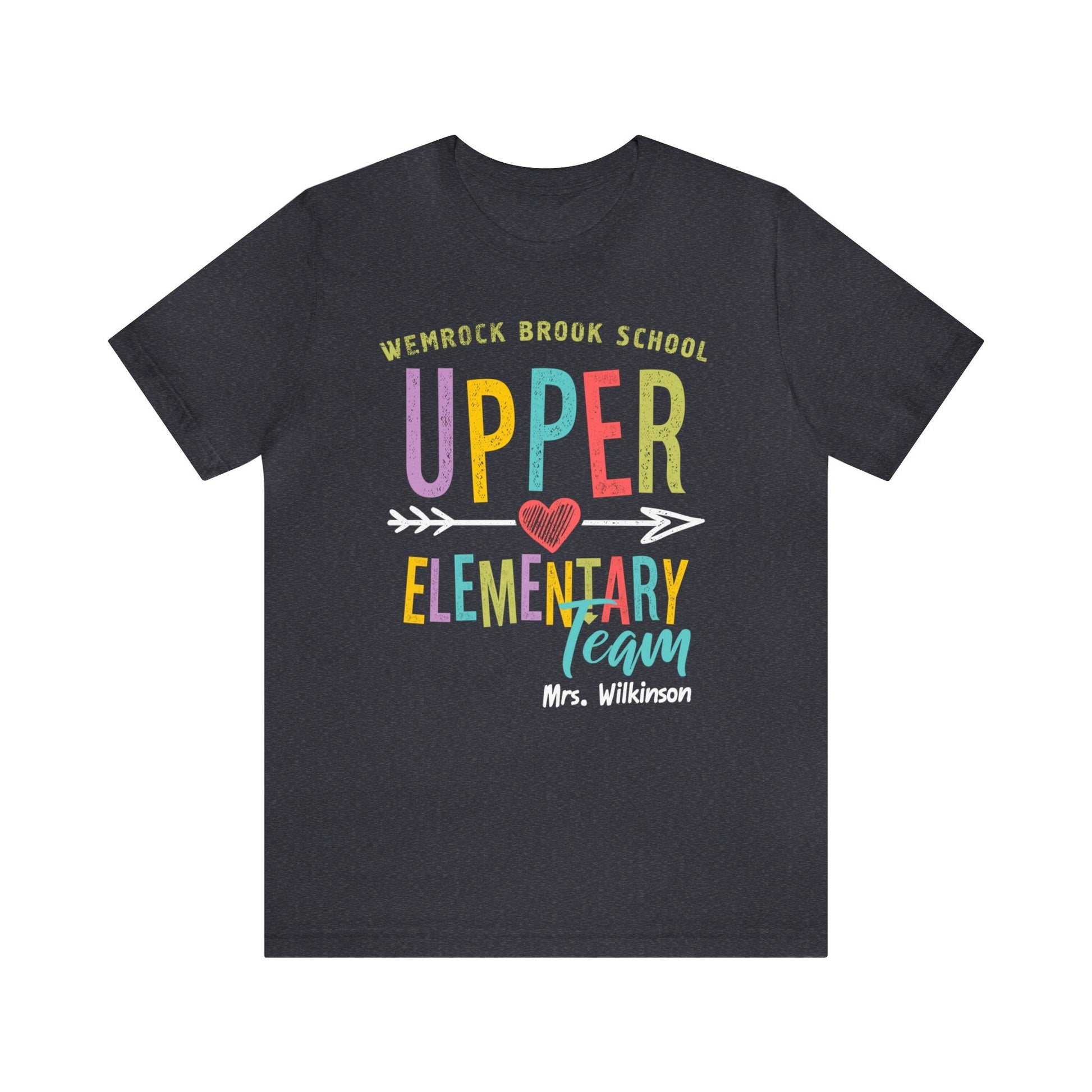 Upper Elementary Teacher Team Custom Shirt, Personalized School Support Team T-Shirt - 37 Design Unit