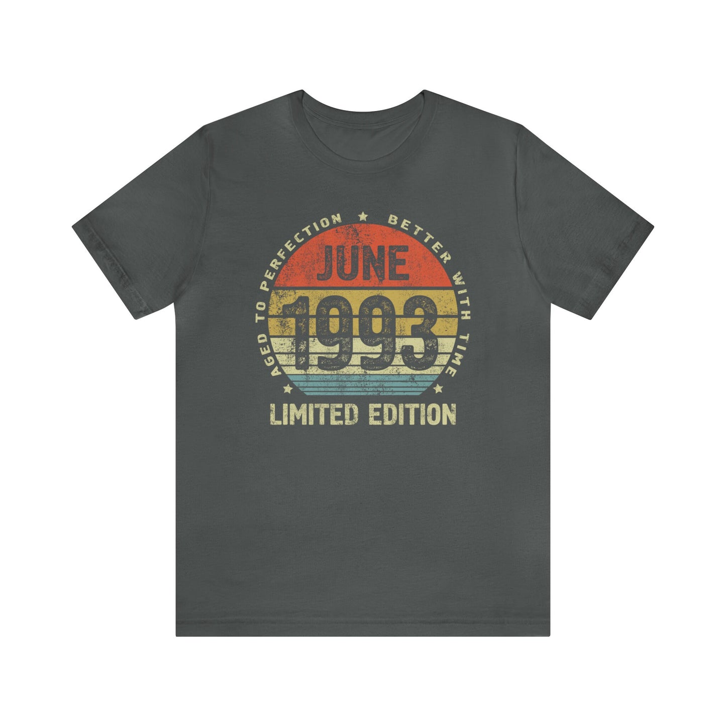 June 1993 birthday gift t-shirt for women or men,  birthday shirt for sister or brother