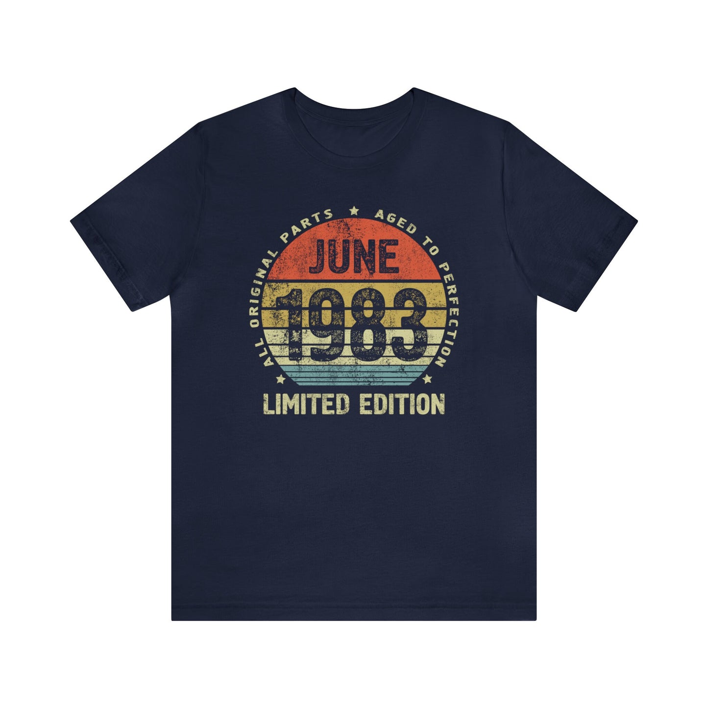 June 1983 birthday gift shirt for women or men, T-shirt for sister or brother
