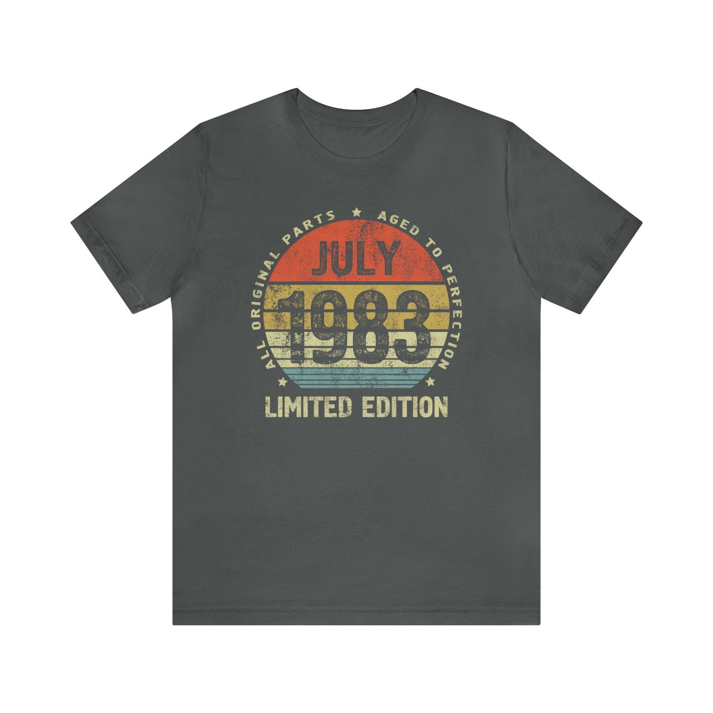 July 1983 birthday gift t-shirt for women or men, birthday shirt for for wife or husband